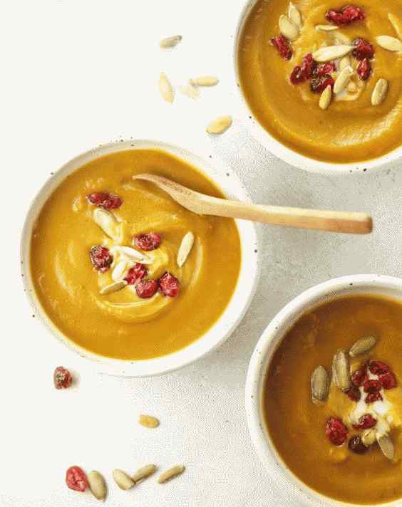 4. Instant Pot Curried Butternut Squash Soup