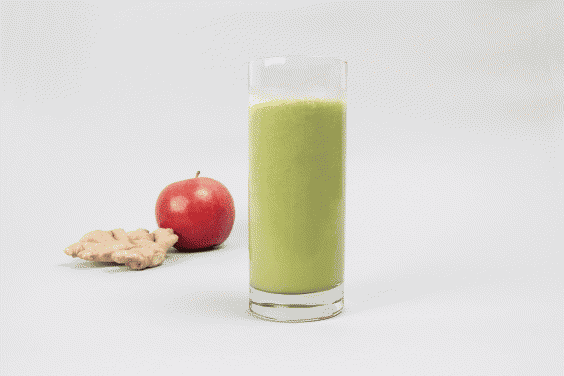 Batido de manzana y espinaca