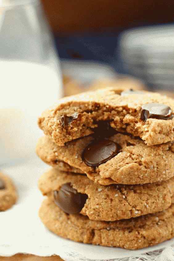 galletas de chispas de chocolate paleo