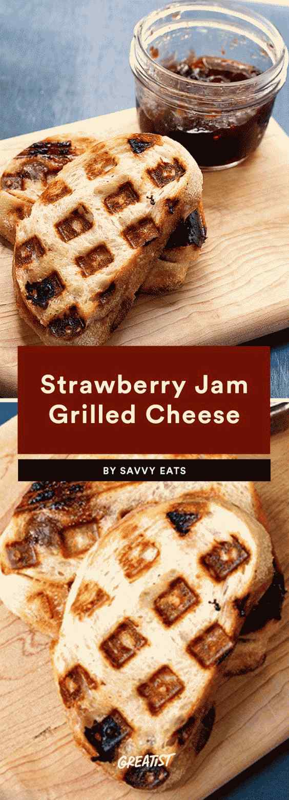 Confiture de Fraises Grilled Cheese