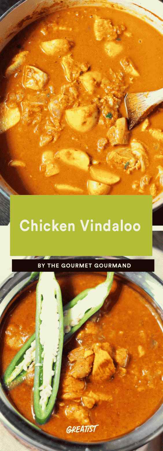 Receta de pollo Vindaloo