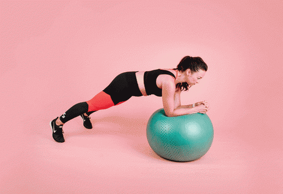 mal di schiena: plank circolare