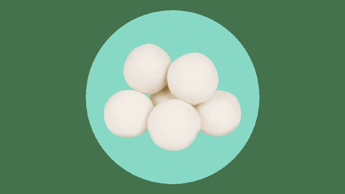 boules de séchage en laine de mouton intelligentes