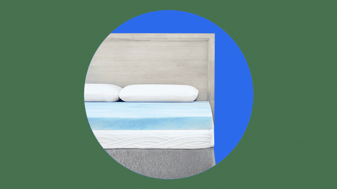 Sure2Sleep Gel Swirl Topper cu saltea din spumă de memorie