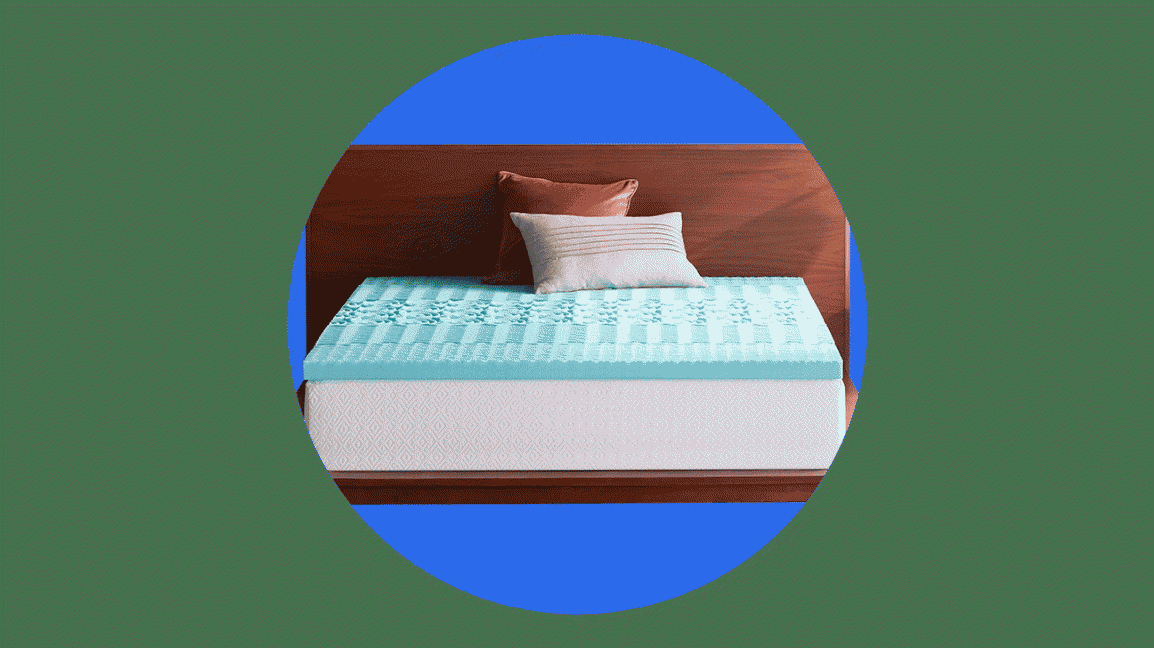 Rest Haven 3 Inch Zoned Gel Memory Foam Saltea Topper