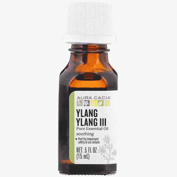 Aura Cacia, čistý esenciální olej, Ylang Ylang III, 0,5 fl oz (15 ml)